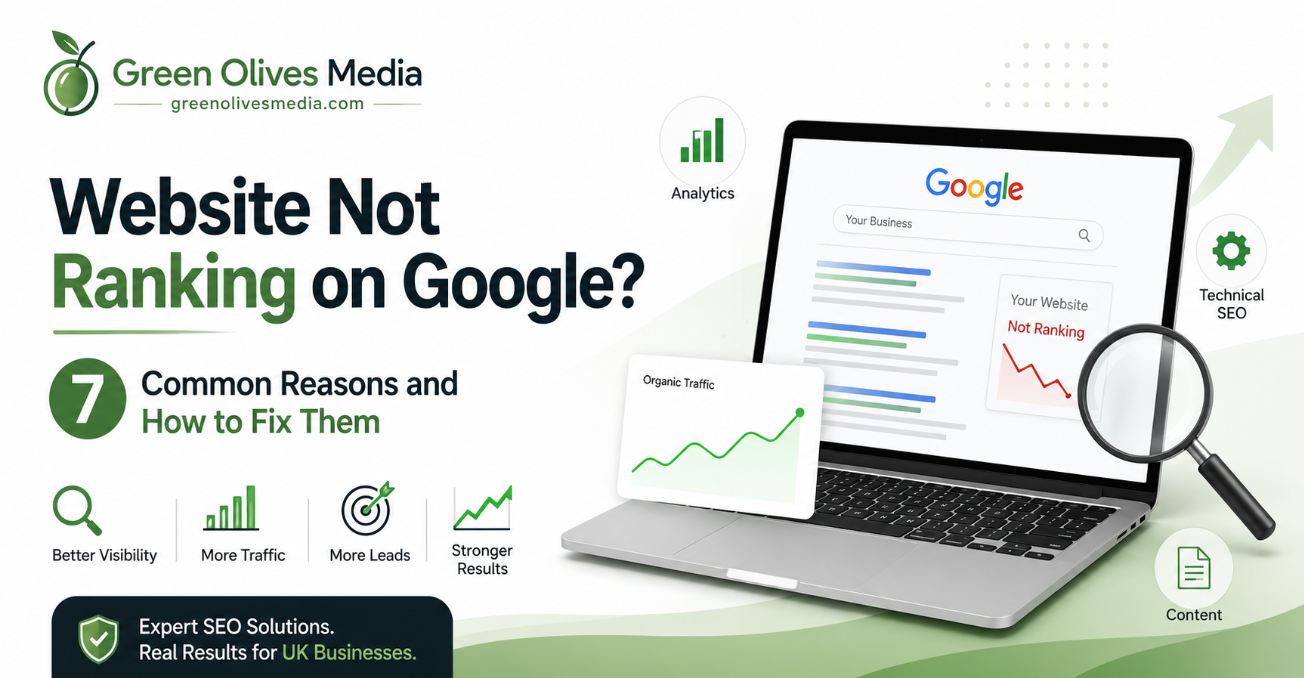 Website not ranking on Google SEO problems and solutions
